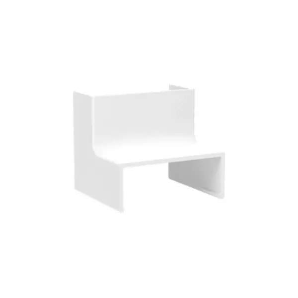 Cotovelo Interno Para canaleta 40×16mm Branco C/ 2pçs Margirius 21829