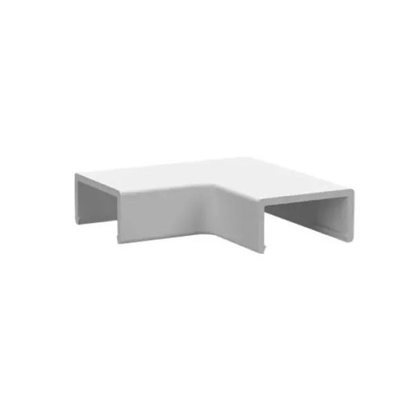  Cotovelo 90º Para canaleta 20×10mm Branco C/ 2pçs Margirius 21821