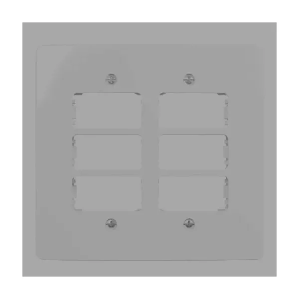 Placa Renova 4x4 6 Posto Horizontal Margirius 21305