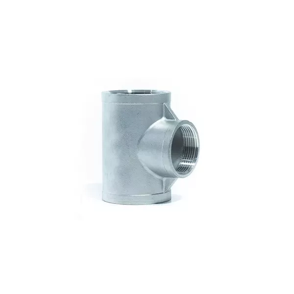 Tee 90 Graus Em Aço Inox C/ Roscas Bsp 1.1/2''