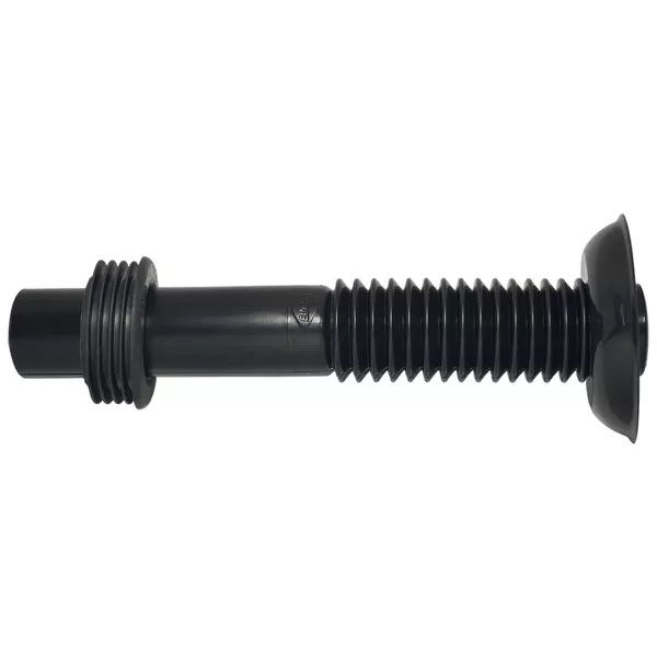 Tubo Ligação Vaso Sanitário Ajustável Preto 290419 Blukit