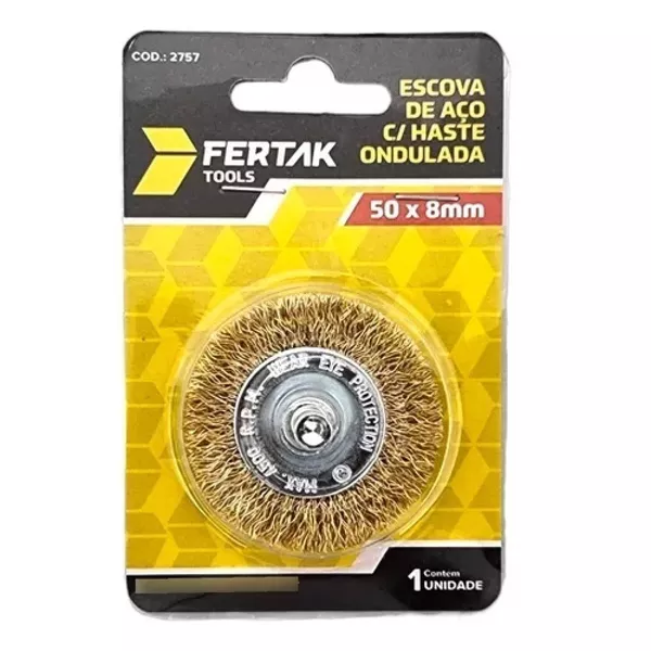 Escova de Aço Pincel 50mm 2757 Fertak