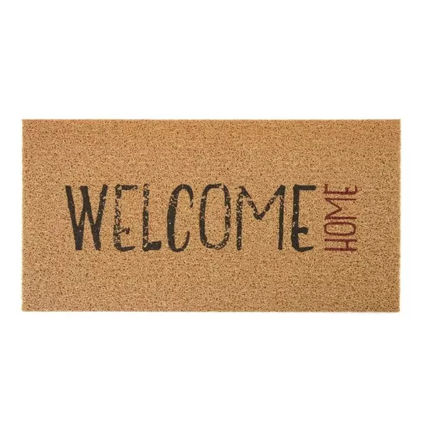 Capacho 40cm x 75cm Carimbo Welcome Kapazi 0150VTCRW