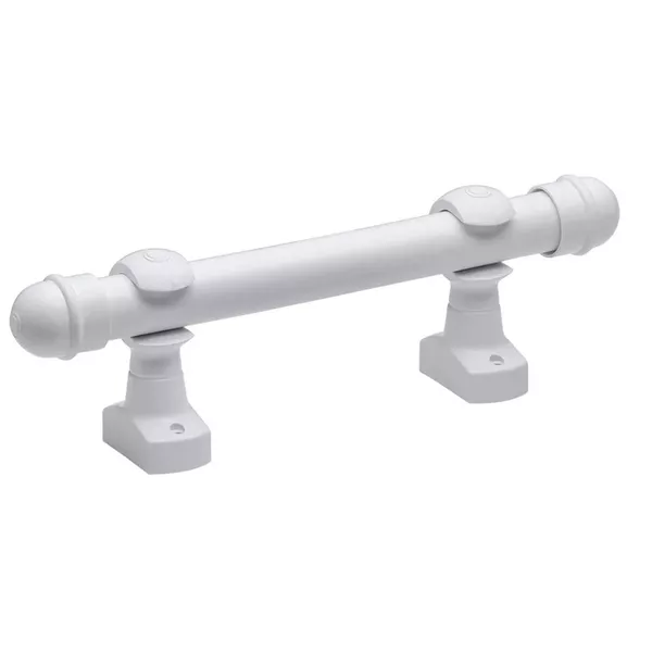 Varão de Cortina Branco 2m com Suporte