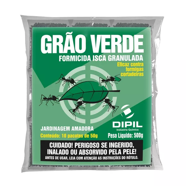 Formicida Granulado Grão Verde 500gr Dipil