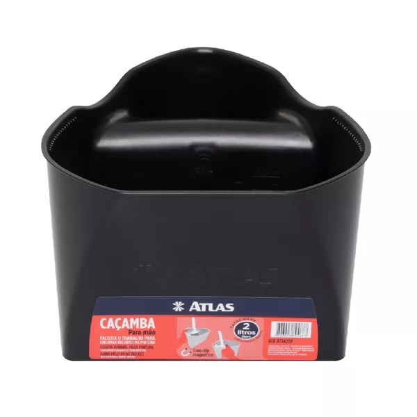 Caçamba De Plástico para Pintura 2L Atlas AT1420P