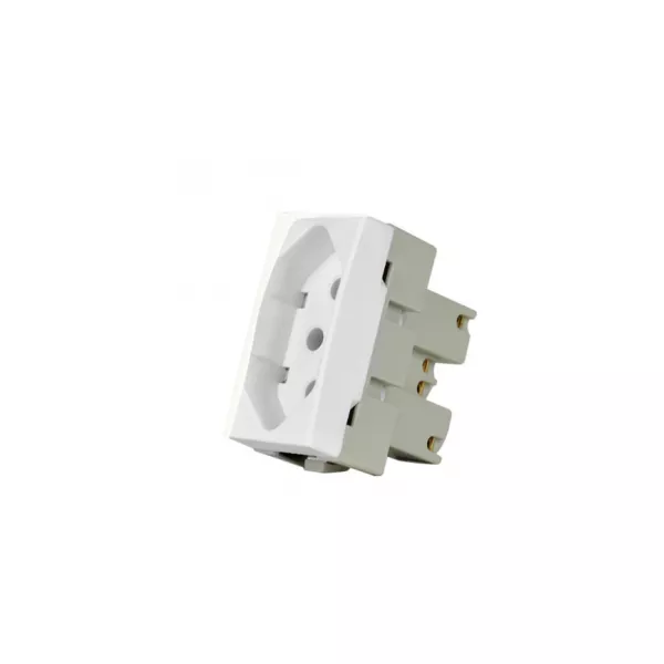 Módulo Tomada 20A 2P+t Branco Linha Sleek Margirius