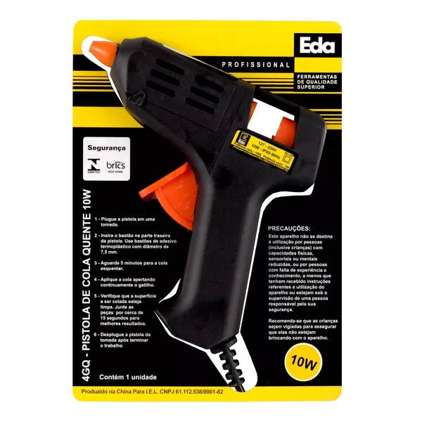 Pistola De Cola Quente 10W Bivolt 4Gq Eda
