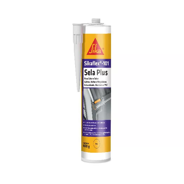 Sikaflex Selante Pu 101 Branco Sela Plus 400gr Sika