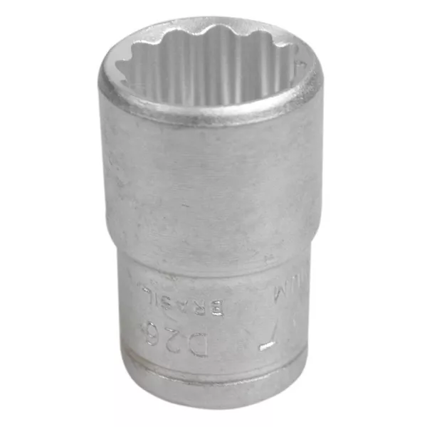 Soquete Estriado Curto 1/2'' X 5/8'' 204507BBR