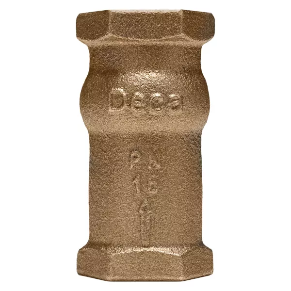 Válvula De Retenção De Bronze Vertical 1/2'' Deca
