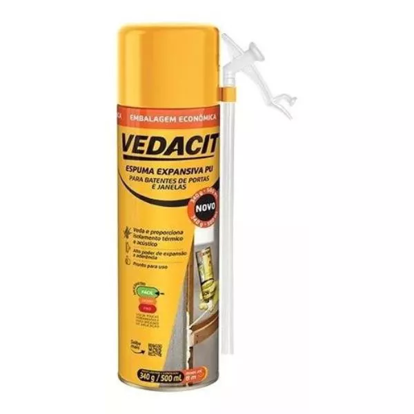 Espuma Expansiva 500ml/340gr - Vedacit (147986)