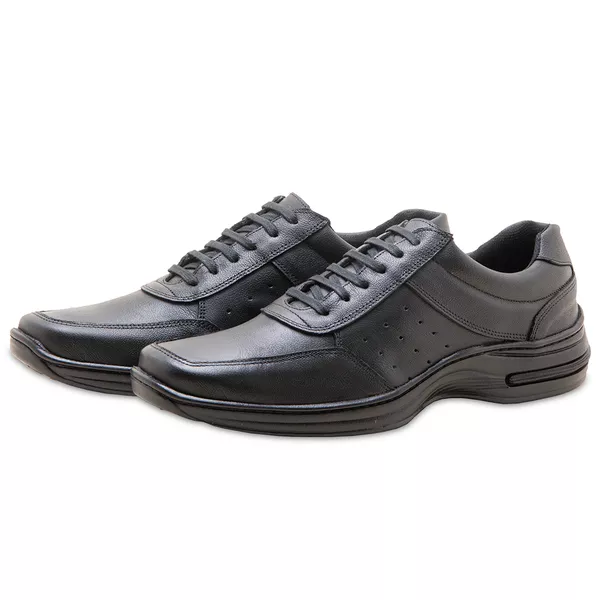 Combo 2 Pares Sapato Couro 452 Masculino 2246 | SAPATO DE FRANCA
