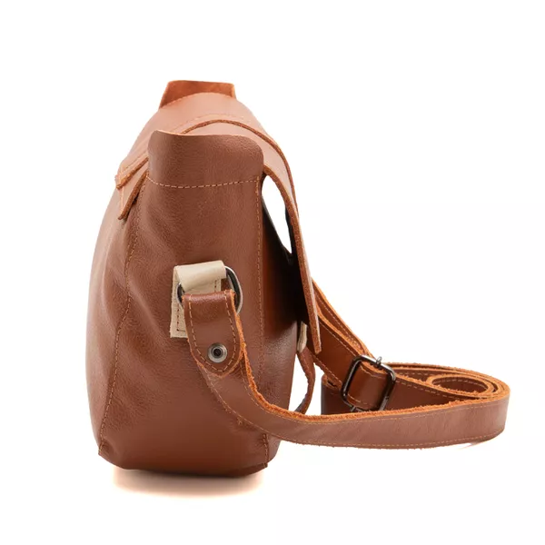 Bolsa RetrÔ - Chocolate e Off Wthite - SORRISO