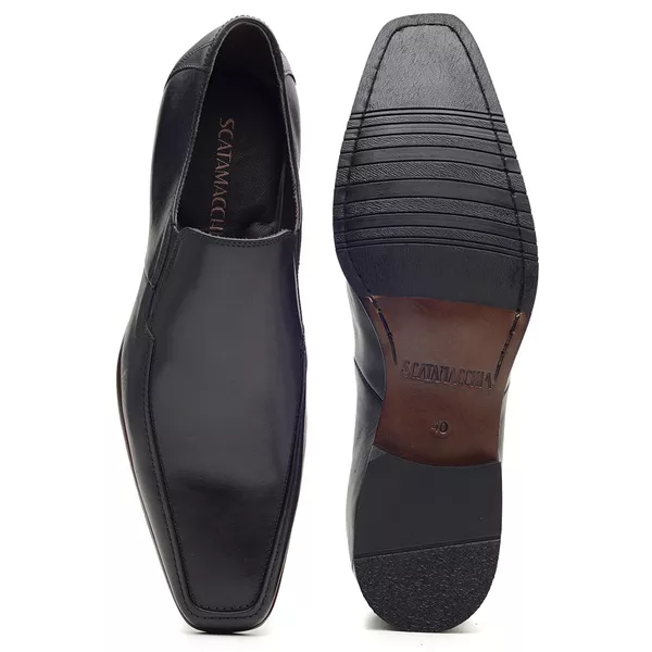 Sapato Social New Madri Prado Preta | SCATAMACCHIA
