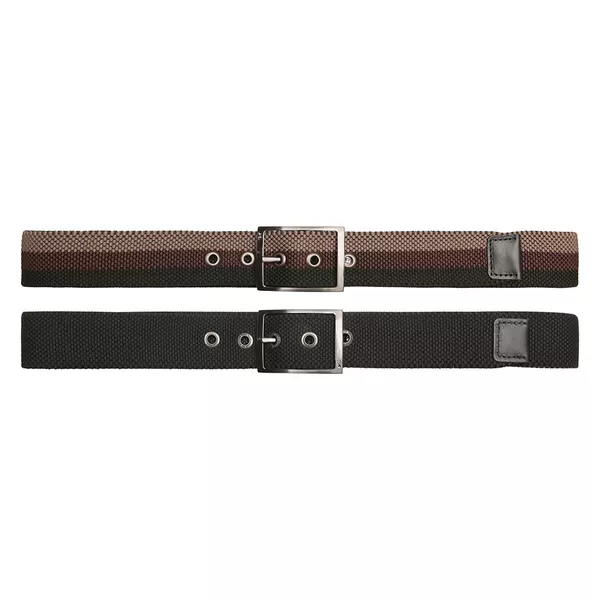 CINTO CASUAL MASCULINO EM ELÁSTICO DUPLA FACE PRET... - SERGIO`S