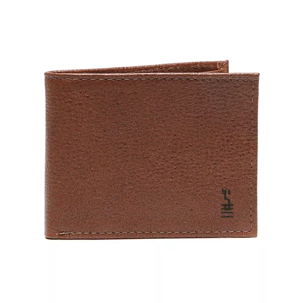 CARTEIRA MASCULINA EM COURO MARROM - 0328 6787 NA... - SERGIO`S