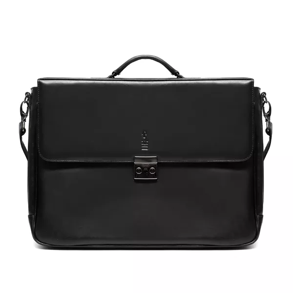 Pasta Porta Notebook Masculina Em Couro Preto - 00... - SERGIO`S