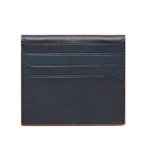 Carteira Masculina Em Couro Azul - 0365 10785 PULL... - SERGIO`S