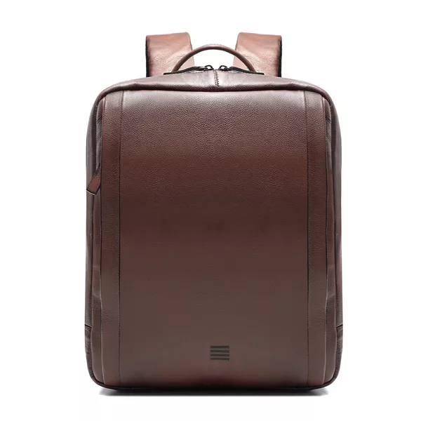 MOCHILA PORTA NOTEBOOK MASCULINA EM COURO MARROM -... - SERGIO`S