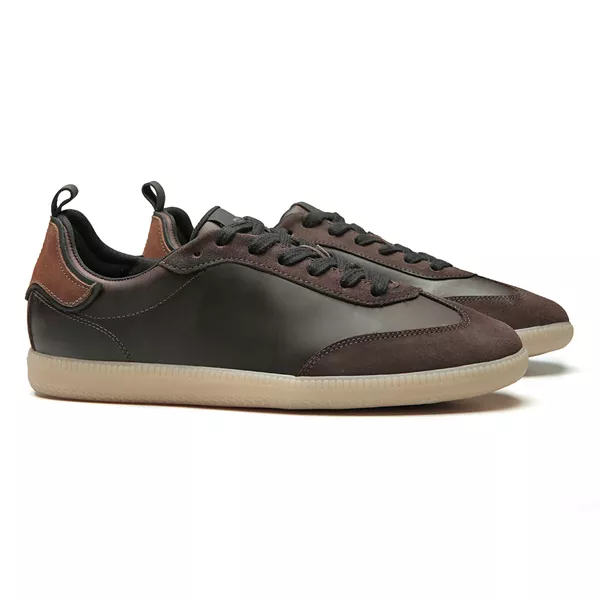 TÊNIS MASCULINO CASUAL EM COURO MARROM - 0023 3500... - SERGIO`S
