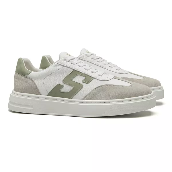 TÊNIS MASCULINO CASUAL EM COURO CINZA COM CONFORTO... - SERGIO`S