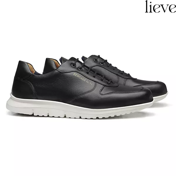 TÊNIS MASCULINO CASUAL EM COURO PRETO - 0029 488 ... - SERGIO`S