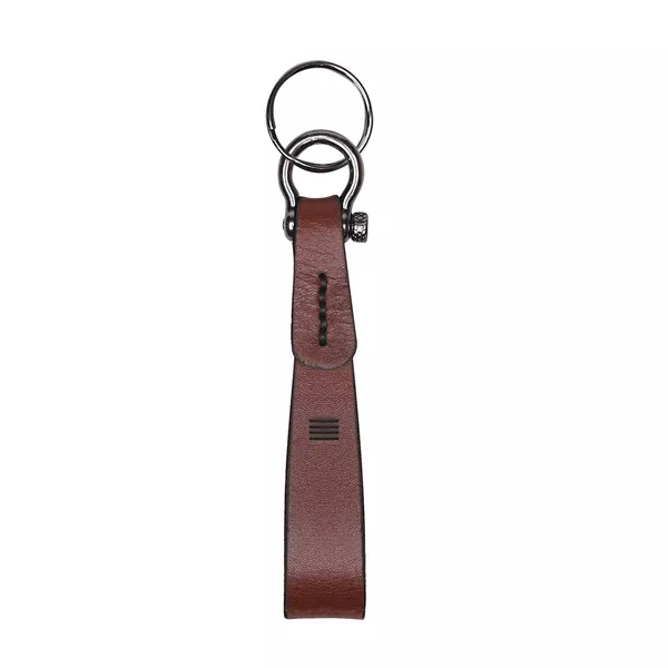 CHAVEIRO MASCULINO EM COURO MARROM - 0196 112 SOLE... - SERGIO`S