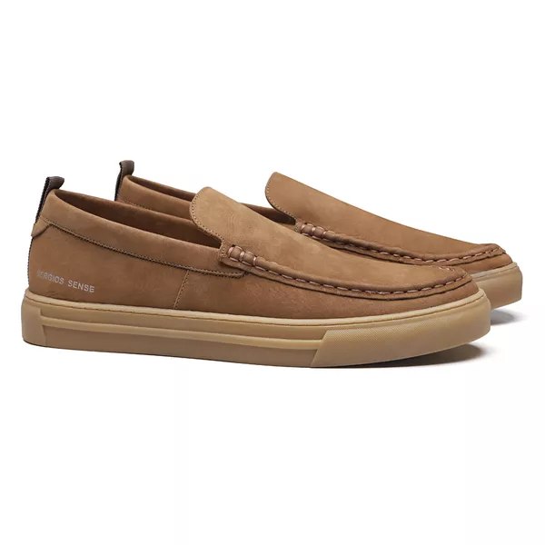  SAPATO MOCASSIM MASCULINO CASUAL EM COURO MARROM ... - SERGIO`S