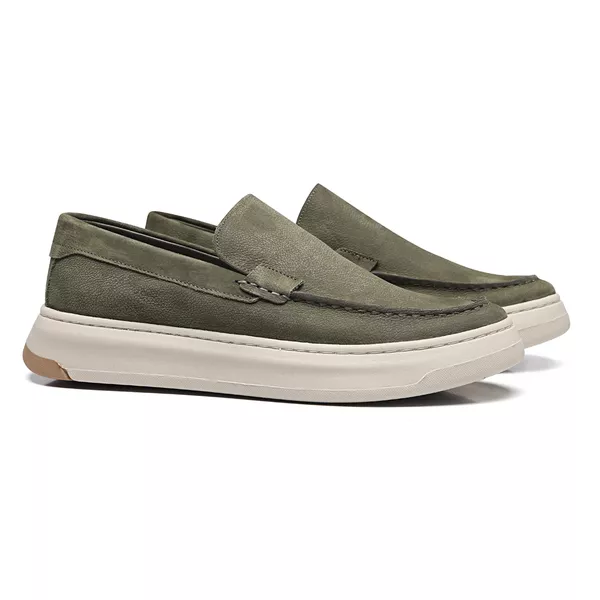 SAPATO RAMAZZOTTI MOCASSIM MASCULINO CASUAL EM COURO MARROM | SERGIO`S