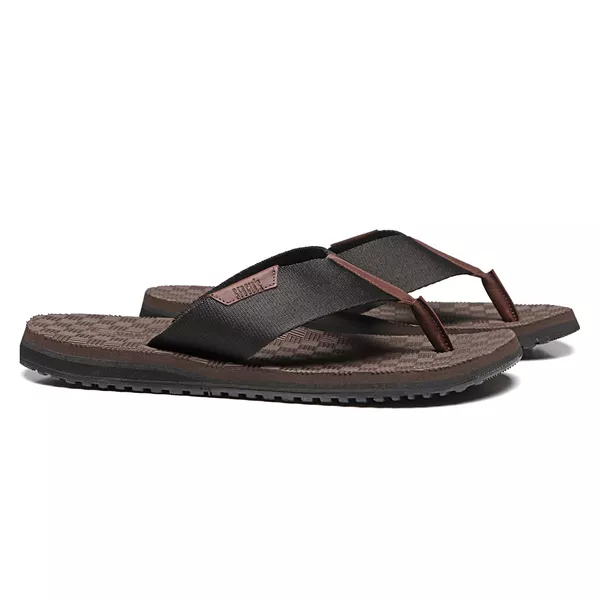CHINELO MASCULINO CASUAL EM COURO PRETO - 0043 130... - SERGIO`S