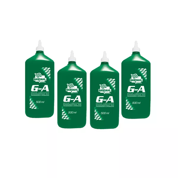 kit com 4 Aditivo GA para Transmissões Diferenciais Câmbios Bardahl G-A 500ml