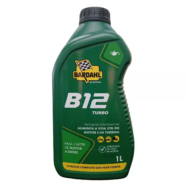 Aditivo Bardahl Para Óleo Motor Diesel B12 Turbo 1 Litro