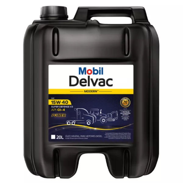 Óleo Motor Diesel 15w40 Mobil Delvac Power Modern Balde 20 Litros 