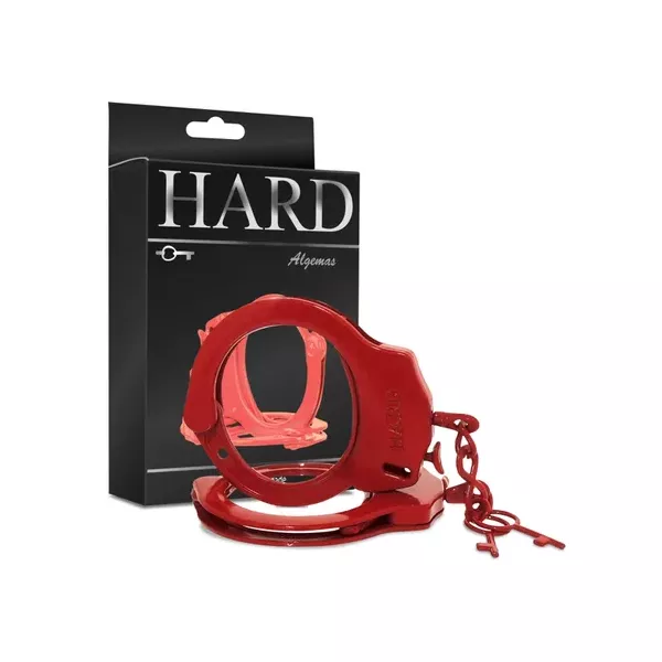 Algema em Metal Hard (CSA109M-HA109M) - Vermelho