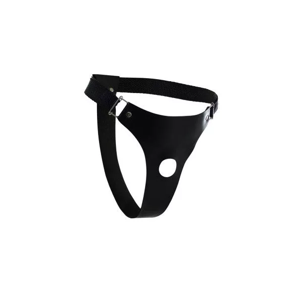*Cinta Com 1 Furo Dominatrixxx (DX321) - Preto