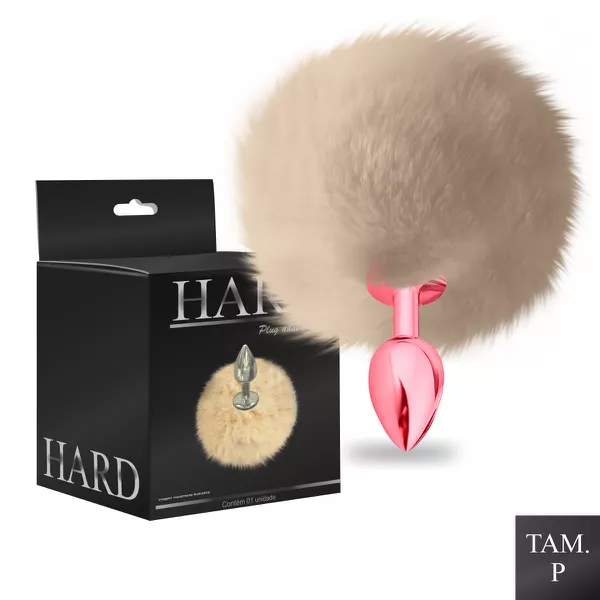 Plug Metálico PomPom Claro Hard (HA115-ST605) - Vermelho