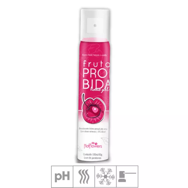 Desodorante Íntimo Fruta Proibida 100ml (HC813) - Frutado e Vanilla