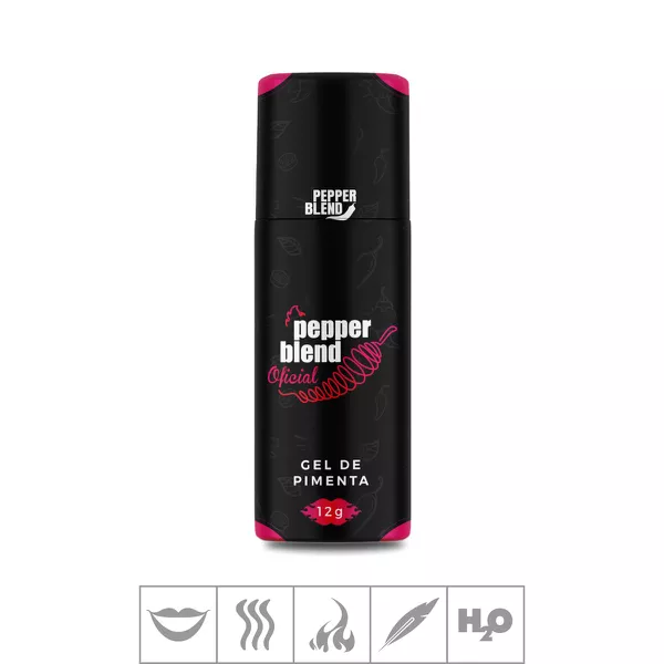 *PROMO - Gel Comestível Pepper Blend Oficial Hot 12g Validade 05/25 (PB213) - Pimenta