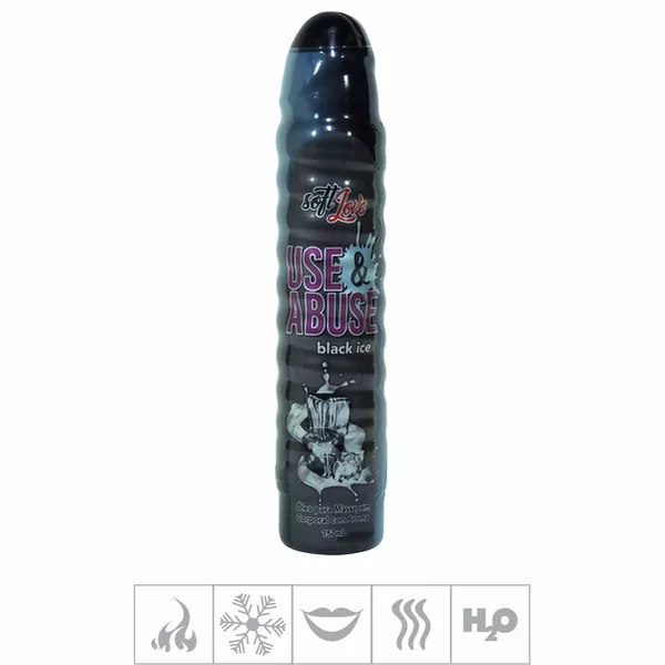 **Gel Comestível Use e Abuse 150ml (ST312) - Black Ice