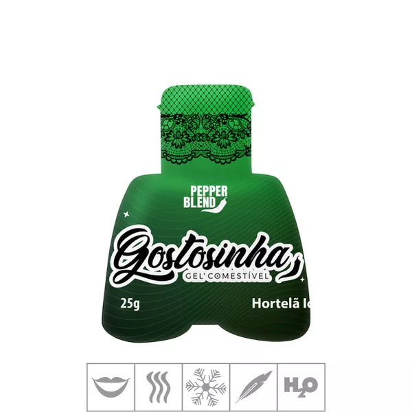 Gel Comestível Gostosinha Ice 25g (ST749) - Hortelã