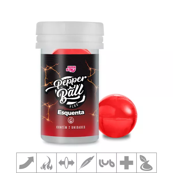 Bolinha Funcional Pepper Ball Plus 2un (ST752) - Esquenta 