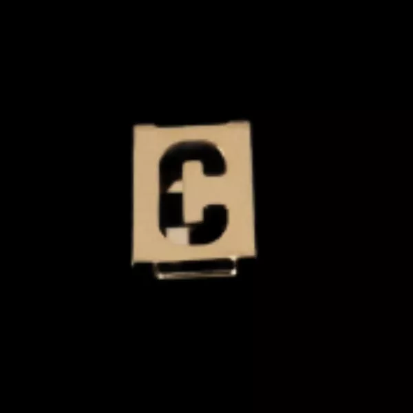 Letras Para Personalização de Calcinhas (ST833-ST837) - C