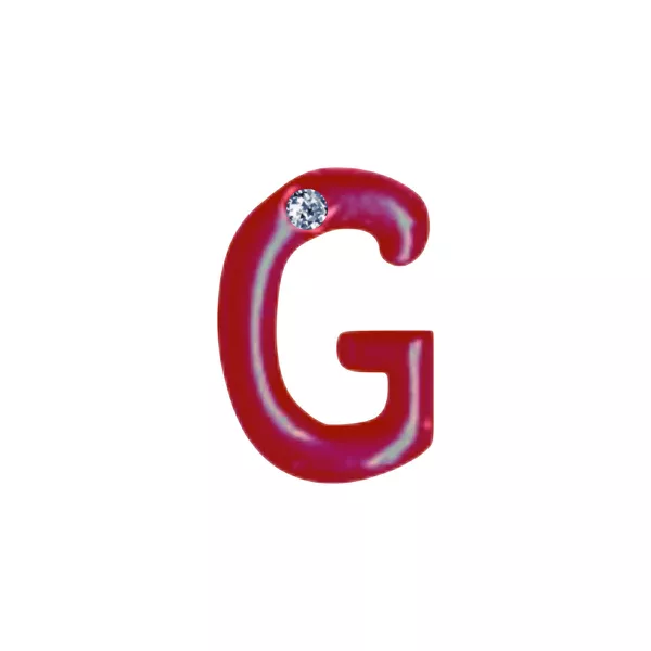 Letras Para Personalização Vermelha (HA180V). - G