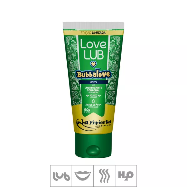 Lubrificante Beijável Love Lub Bubbalove 60g (ST903) - Menta