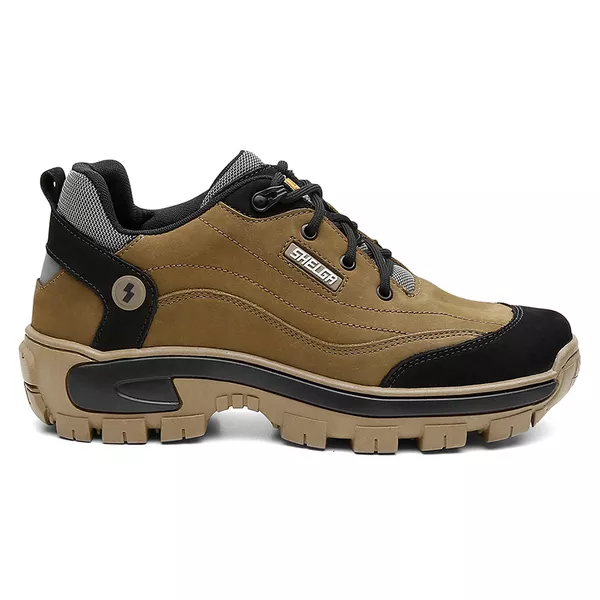 Tênis Desert Cano Baixo Biqueira PVC | Creme | Shelga Boots