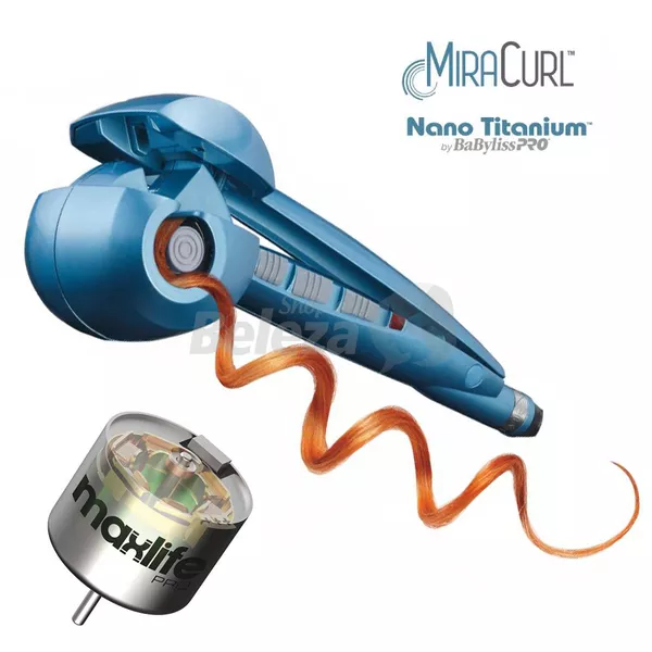 Modelador de Cachos Babyliss Pro MiraCurl Nano Titanium | Shop da