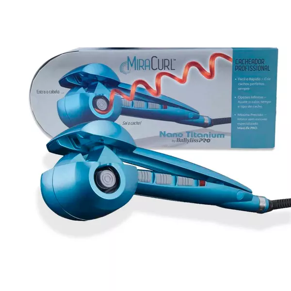 動作確認済 BaByliss PRO MiraCurl ヘアアイロン Babyliss Pro Miracurl Steam Tech 110V | Amazon.com.br