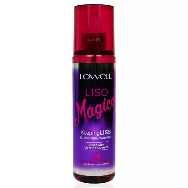 Lowell Liso Mágico Keeping Liss Fluído Termoativado - 200ml