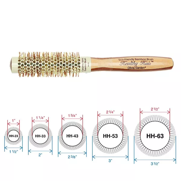 Escova Olivia Garden Healthy Hair Eco-Friendly Bamboo HH-23 | Shop